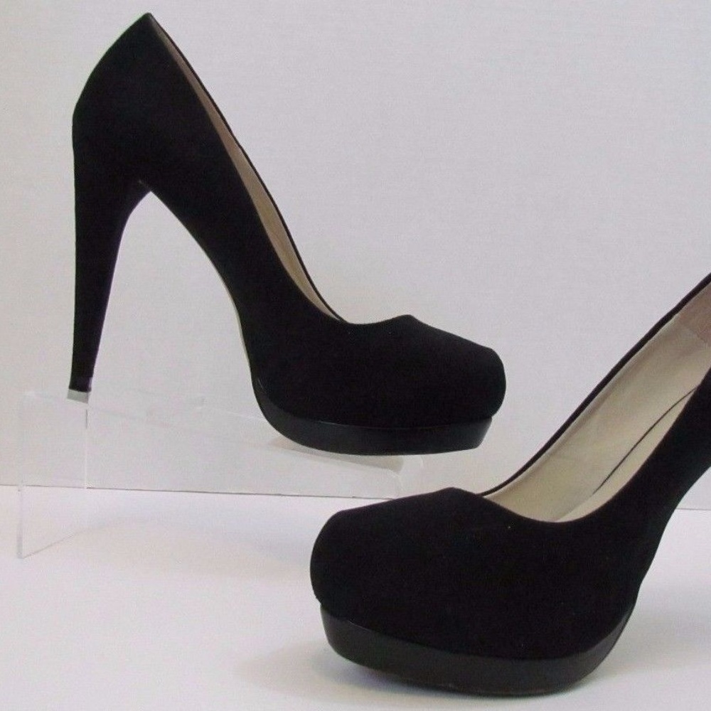 Zara Collection Basic Black Suede Stiletto - image 3